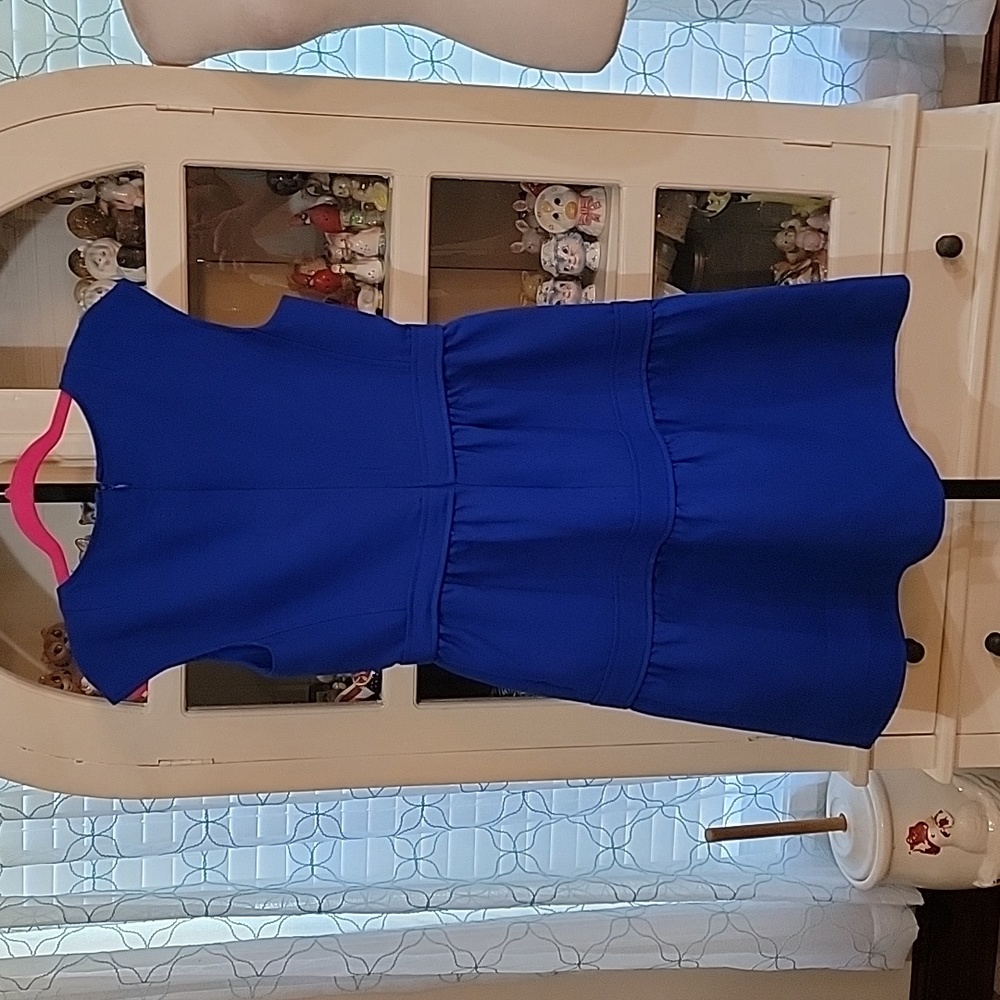 Tory Burch Royal Blue Jane Dress Women's Size 8 - Picture 5 of 12